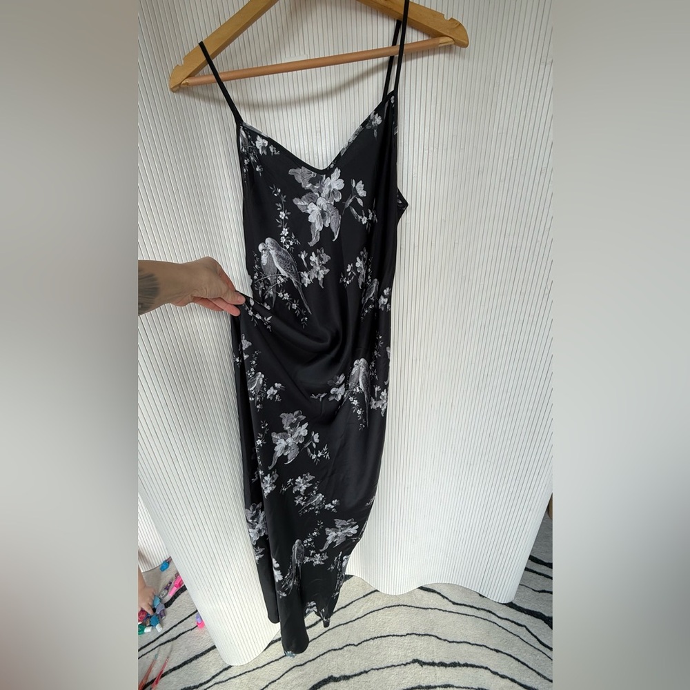 AllSaints “Bryony Iona Maxi Dress” Parakeet & Floral size 8